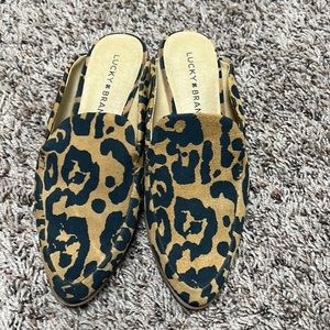 Lucky Brand Slip On Mules 5.5